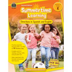 Summertime Learning Grade K - Spanish Directions