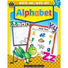 Write-On/Wipe-Off Book: Alphabet