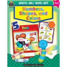 Write-On/Wipe-Off Book: Numbers, Shapes and Colors