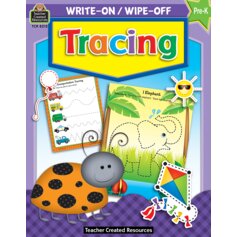 Write-On/Wipe-Off Book: Tracing