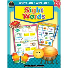 Write-On/Wipe-Off Book: Sight Words