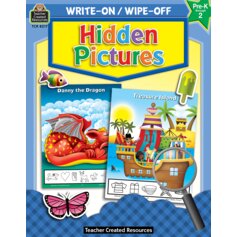 Write-On/Wipe-Off Book: Hidden Pictures