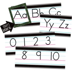 Modern Farmhouse Alphabet Line Bulletin Board