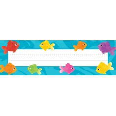 Colorful Fish Flat Name Plates