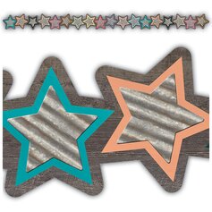 Home Sweet Classroom Stars Die-Cut Border Trim