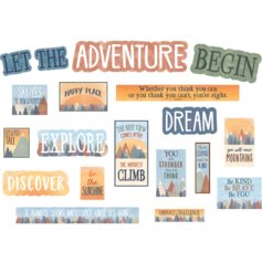 Moving Mountains Let the Adventure Begin Mini Bulletin Board