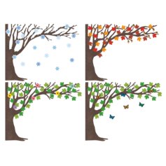 Tree for All Seasons Bulletin Board