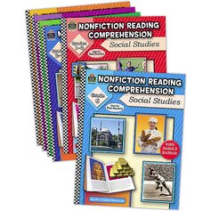 Nonfiction Reading Comprehension Set: Soc Studies (6 books)