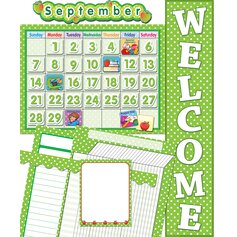 Lime Polka Dots Set