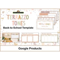 Terrazzo Tones Back to School Template