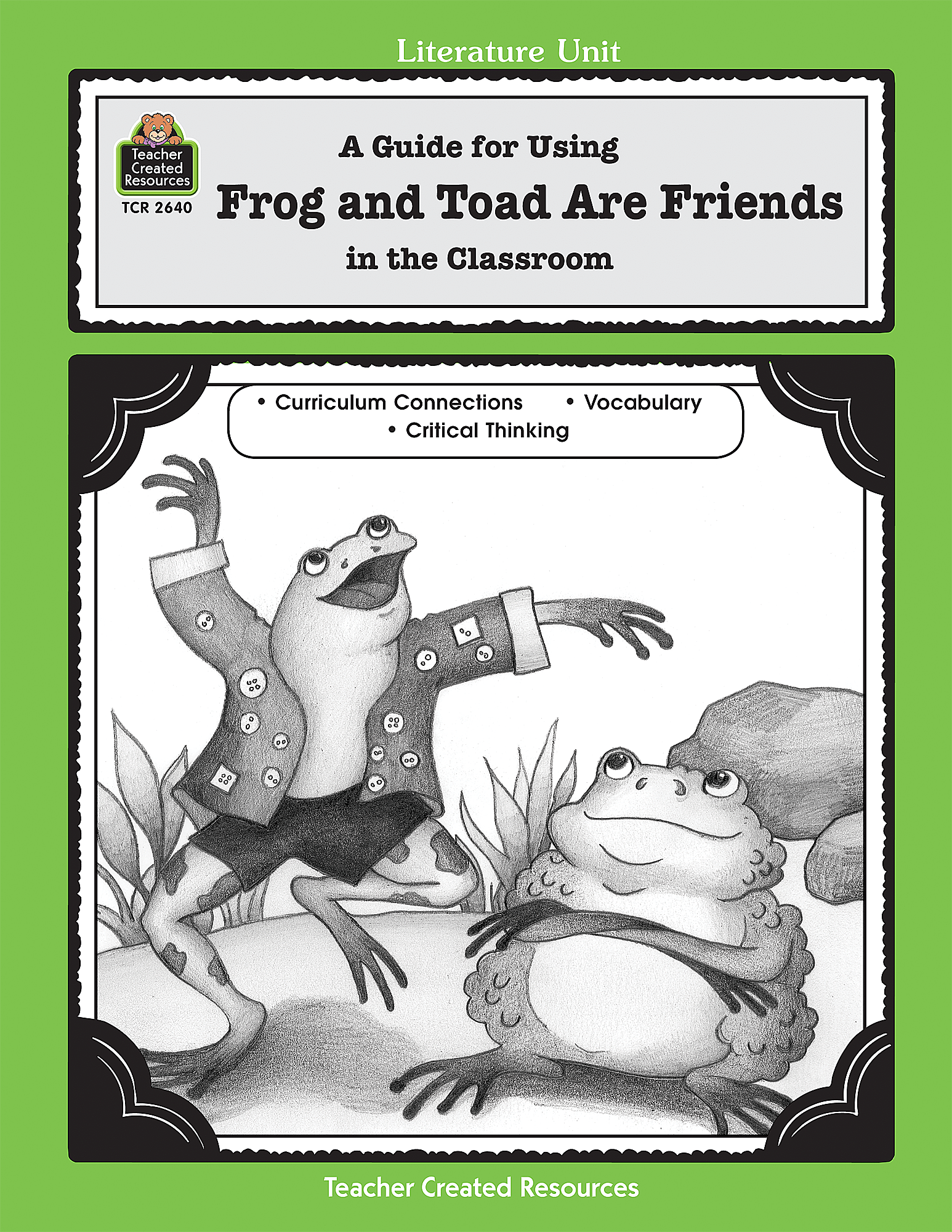 Lit. Unit: Frog and Toad Are Friends