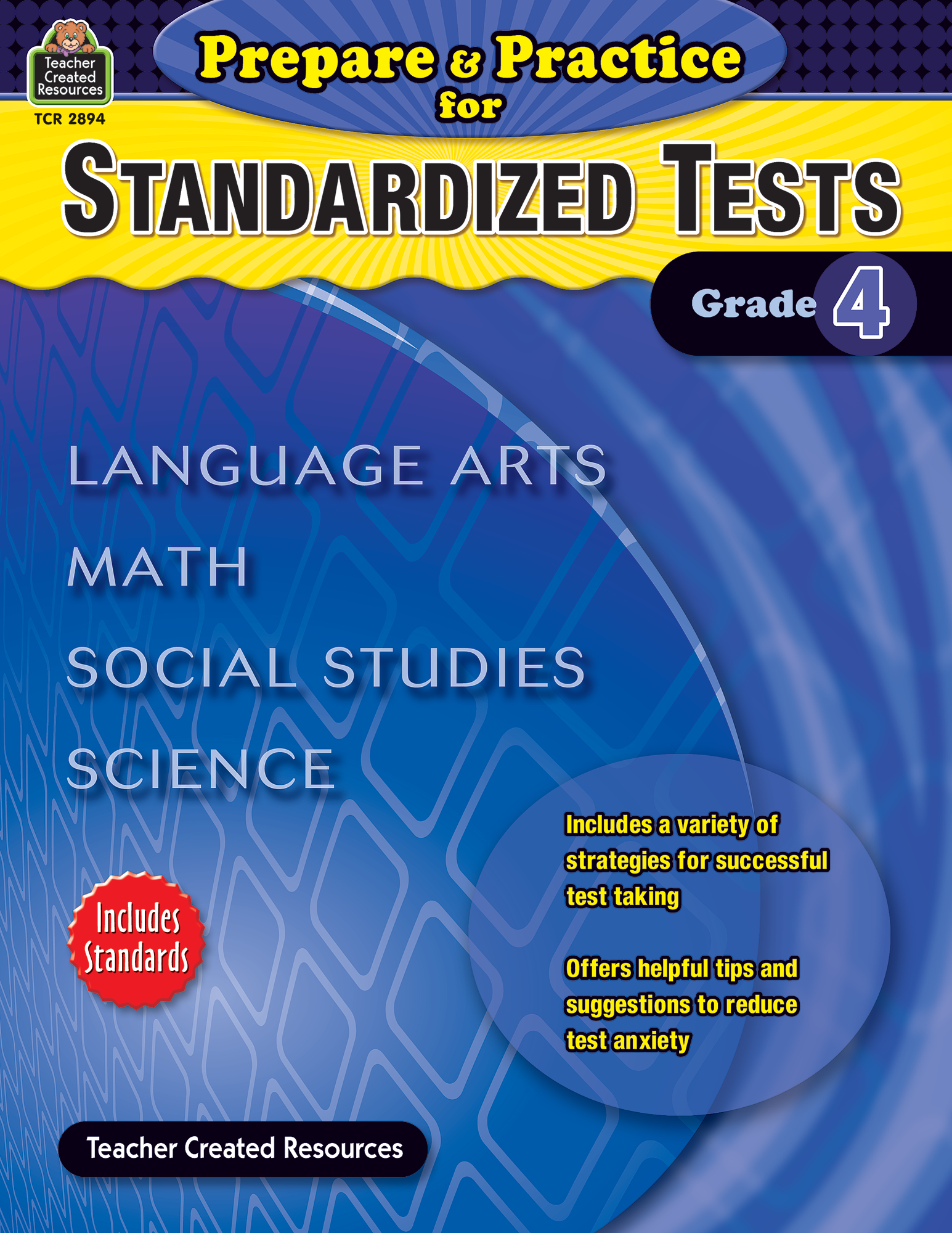 Prepare And Practice For Standardized Tests Grade 4 Tcr2894 Teacher Created Resources