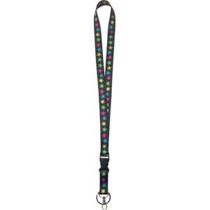 TCR20351 Chalkboard Brights Stars Lanyard Image