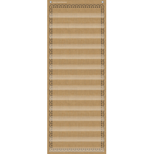 TCR20838 Burlap 14 Pocket Chart Image