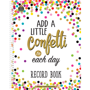 TCR3570 Confetti Record Book Image