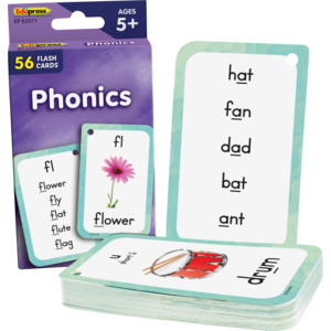 TCR62071 Phonics Flash Cards Image