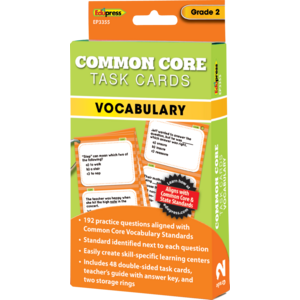 TCR63355 Common Core Vocabulary Task Cards Grade 2 Image