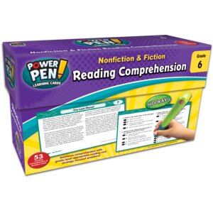 Power Pen Learning Cards: Reading Comprehension Grade 6