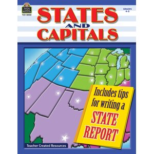 States and Capitals Grades 4-5 Cover Image