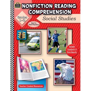 Nonfiction Reading Comprehension: Social Studies, Grades 1-2 Cover Image