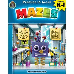 Practice to Learn: Mazes Grades K-1 Cover Image