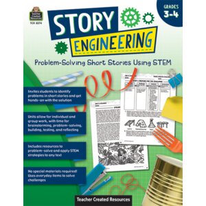 Story Engineering: Problem-Solving Short Stories Using STEM (Gr. 3–4) Cover Image