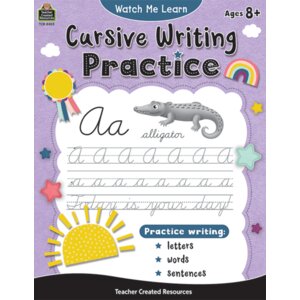 Watch Me Learn: Cursive Writing Practice Cover Image