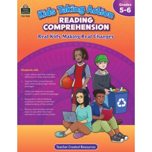 Kids Taking Action: Reading Comprehension Grades 5-6 Cover Image