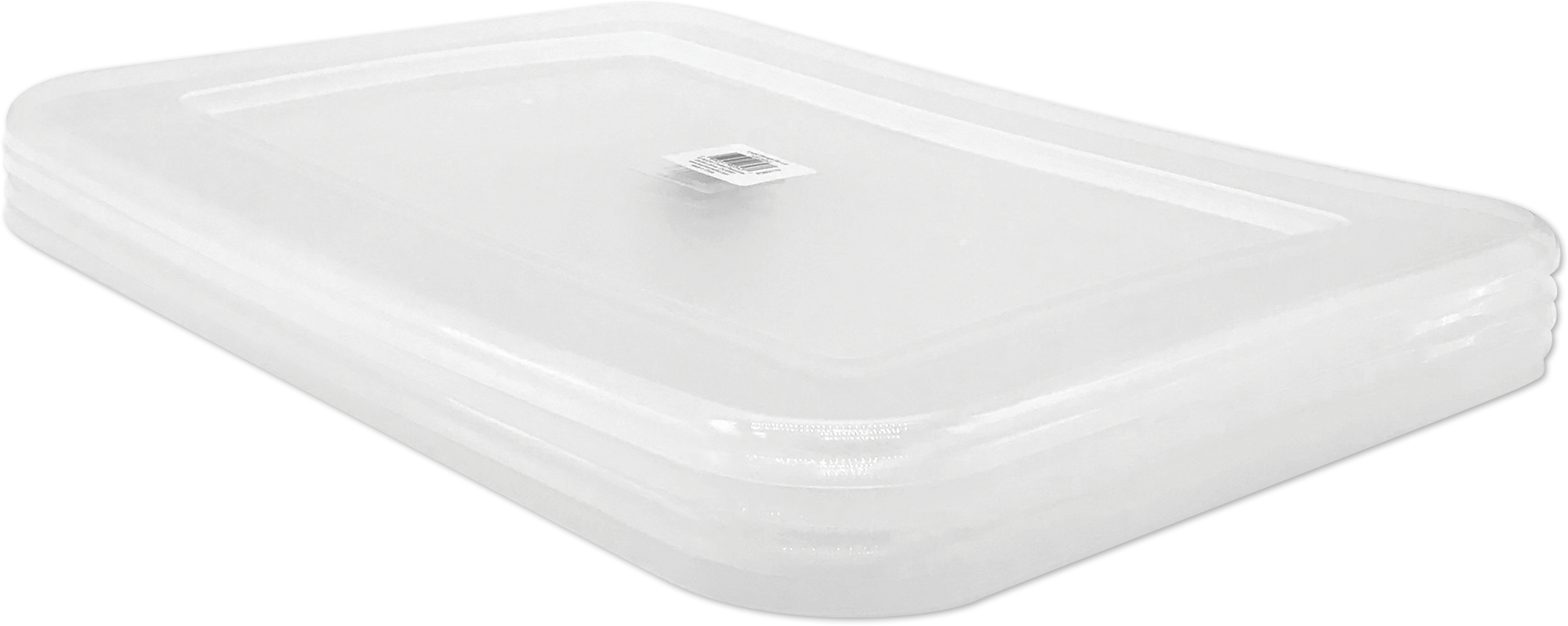 Large Clear Plastic Storage Bin Lids 6-Pack - TCR32268