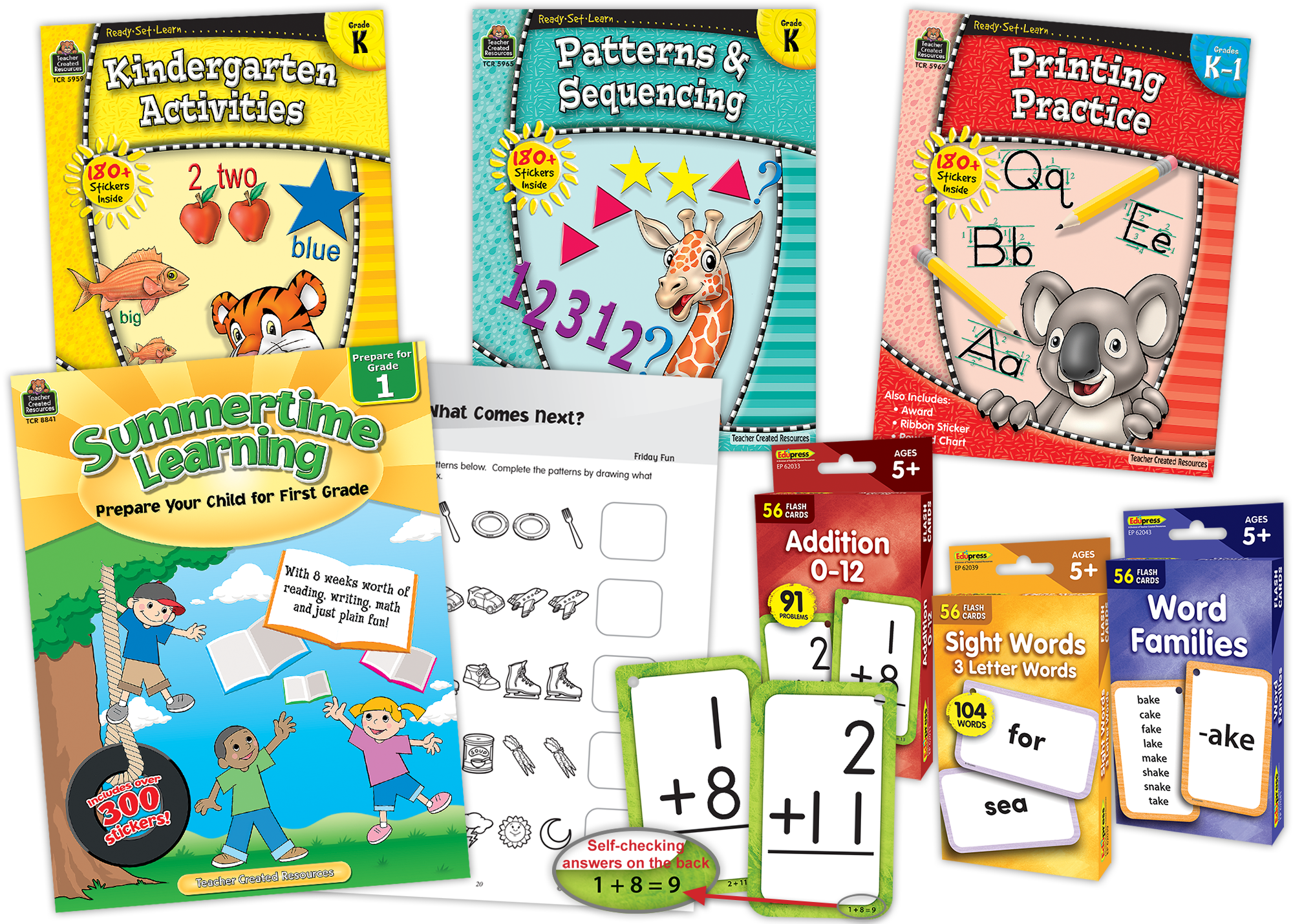 Learning at Home Kindergarten Kit TCR32398 Teacher Created Resources