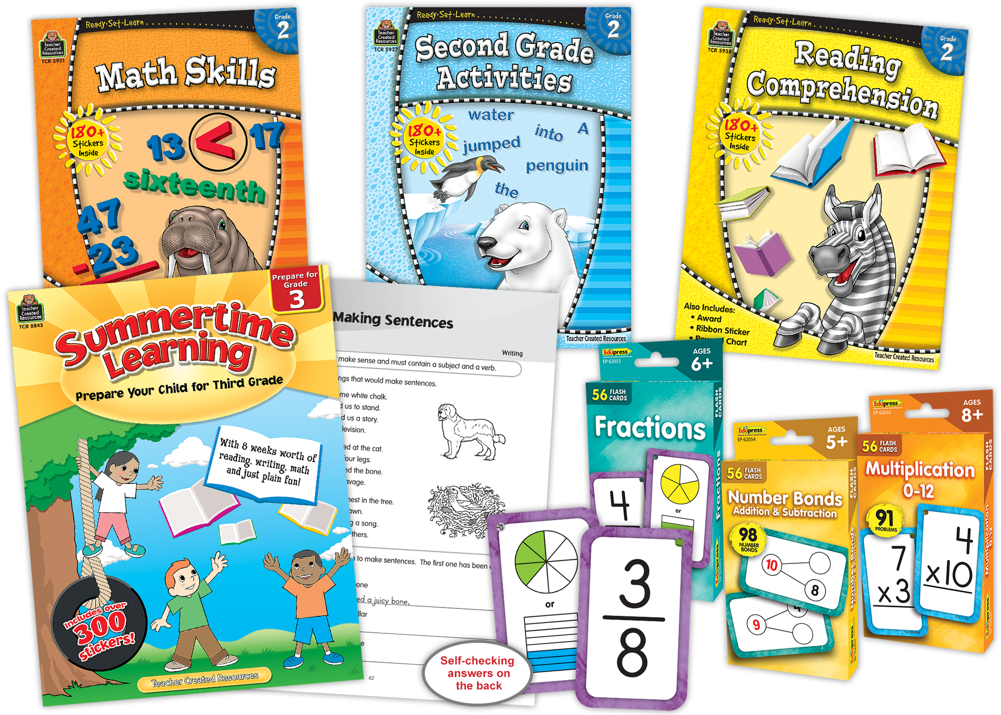 Learning at Home Grade 2 Kit - TCR32400 | Teacher Created Resources