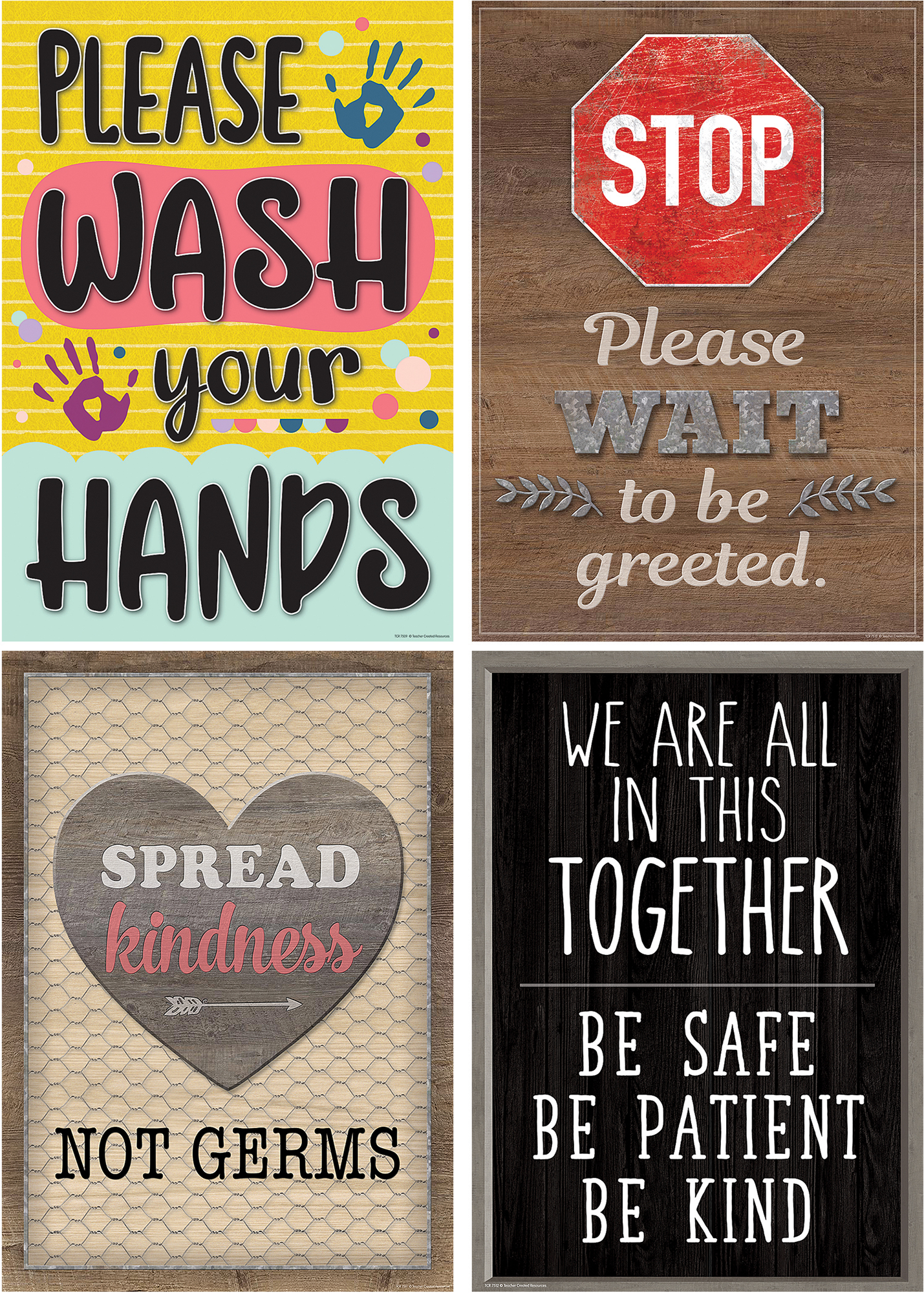 Health & Safety Poster Set (4)