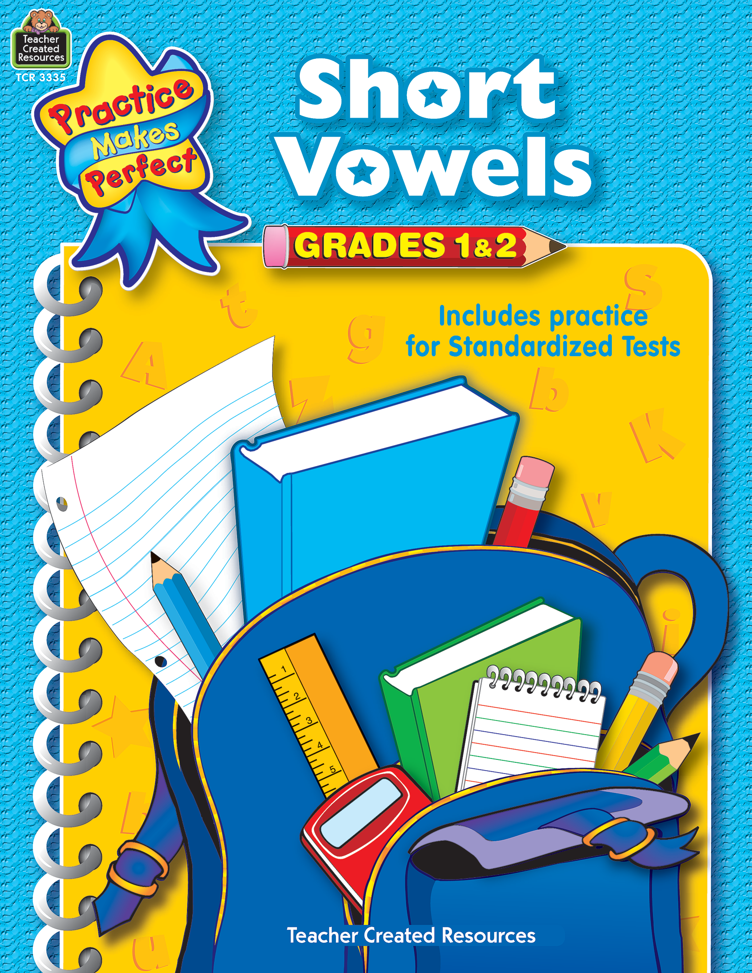 Short Vowels Grades 1-2 - TCR3335 | Teacher Created Resources