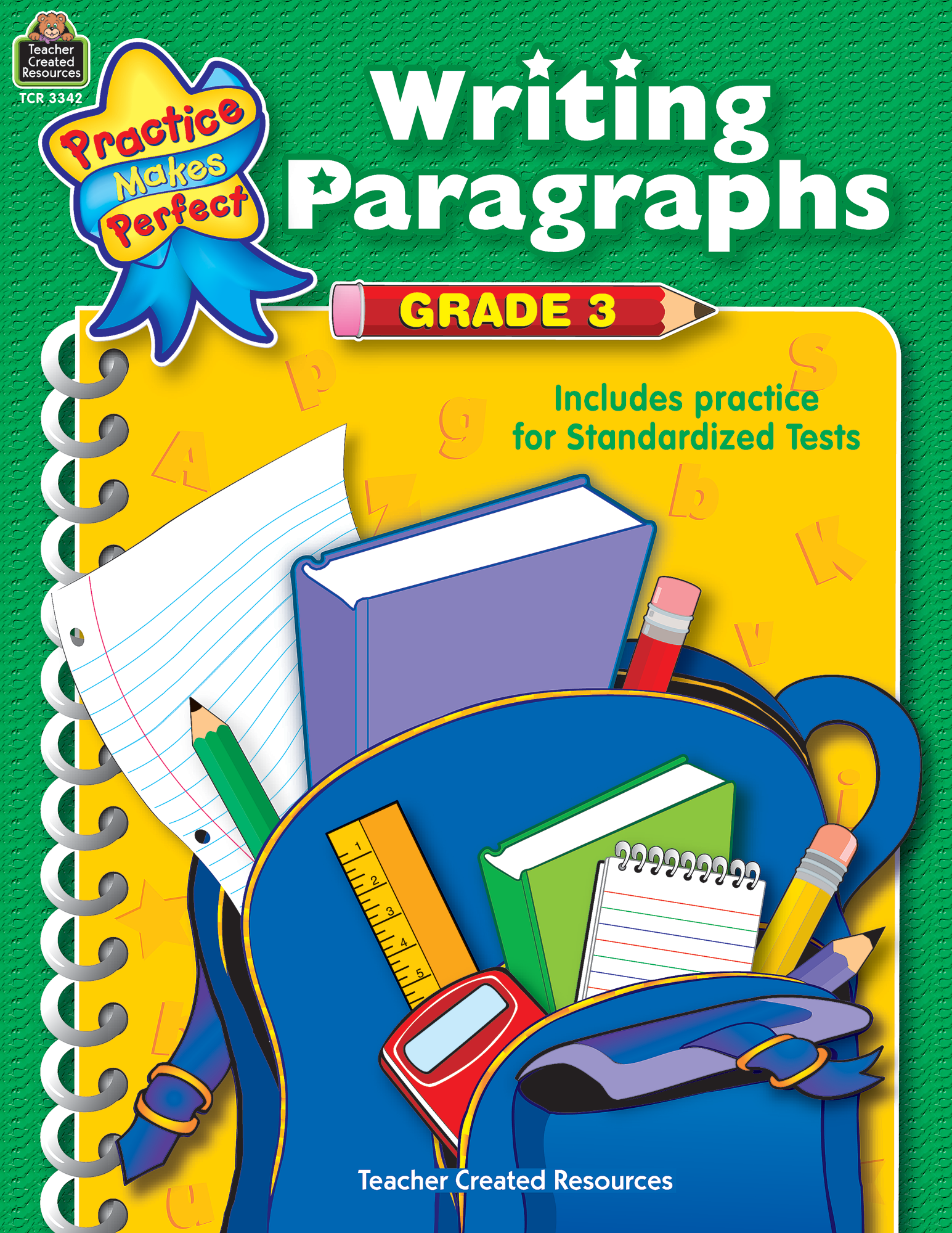 Writing Paragraphs Grade 3 - TCR3342 | Teacher Created Resources