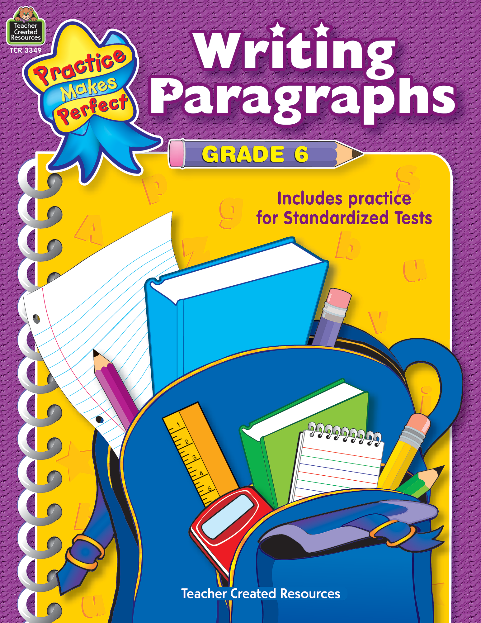 Writing Paragraphs Grade 6 - TCR3349 | Teacher Created Resources