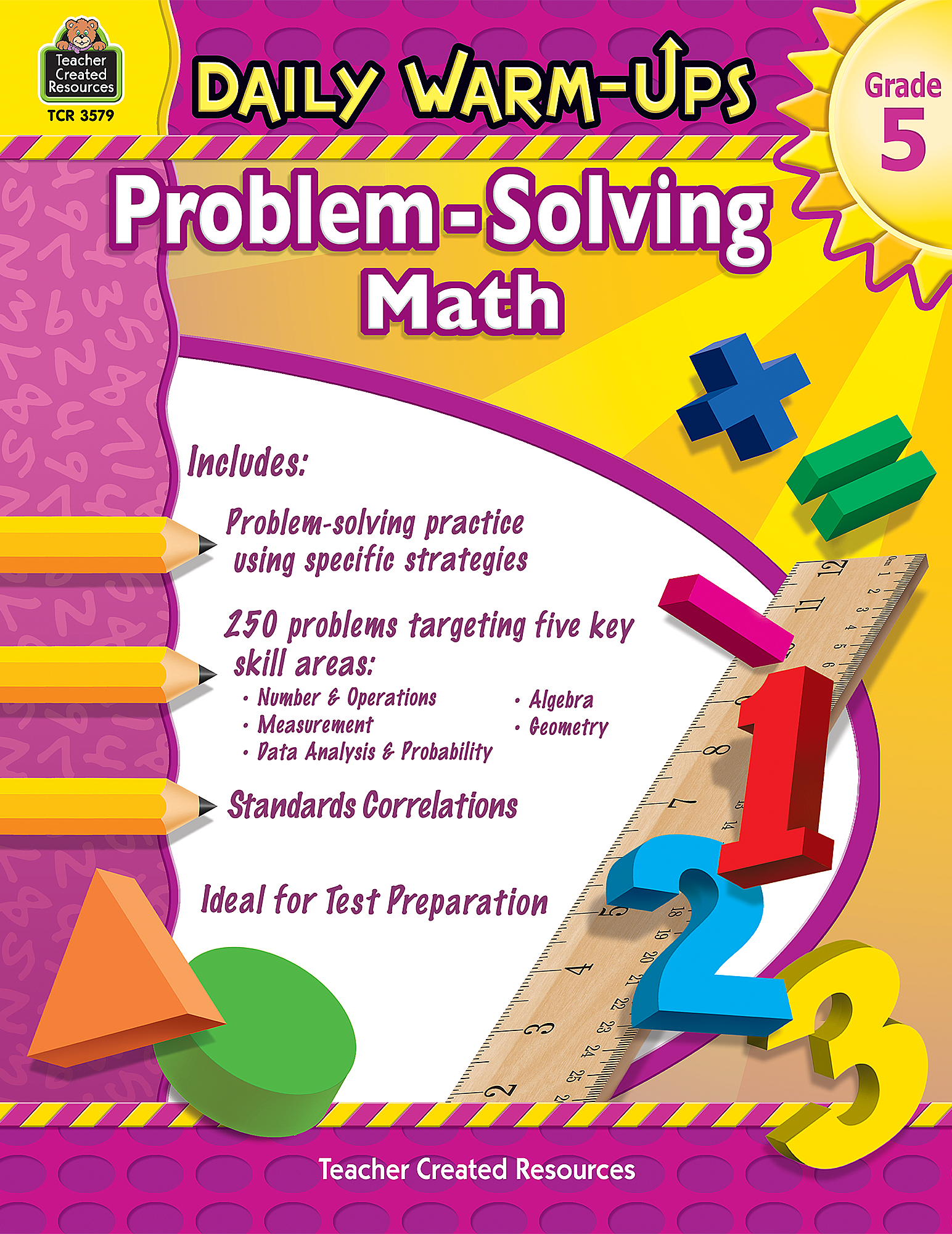 Created　Teacher　Math　Problem　TCR3579　Grade　Daily　Solving　Warm-Ups:　Resources