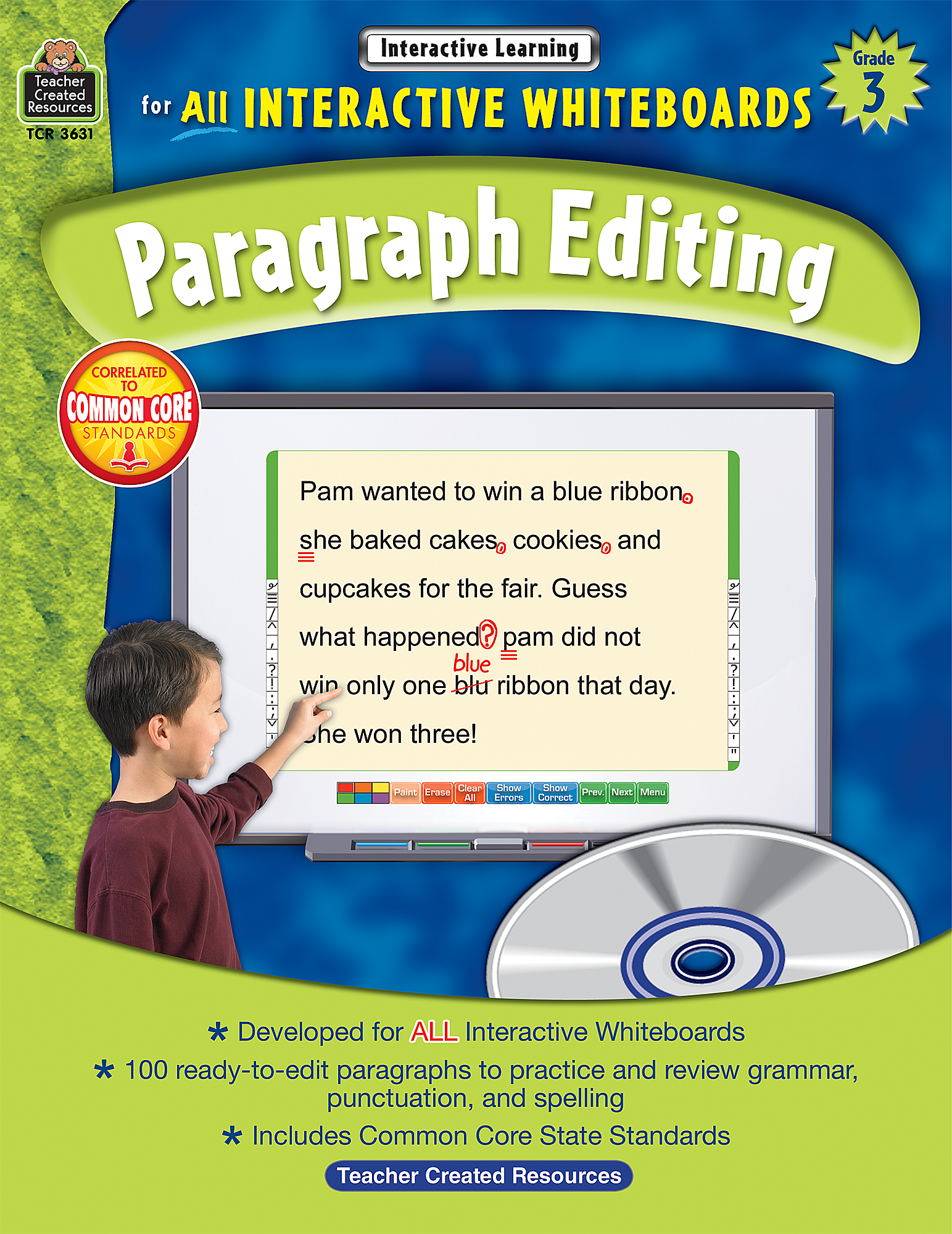 Interactive Learning: Paragraph Editing Grade 3 - TCR3631 | Teacher