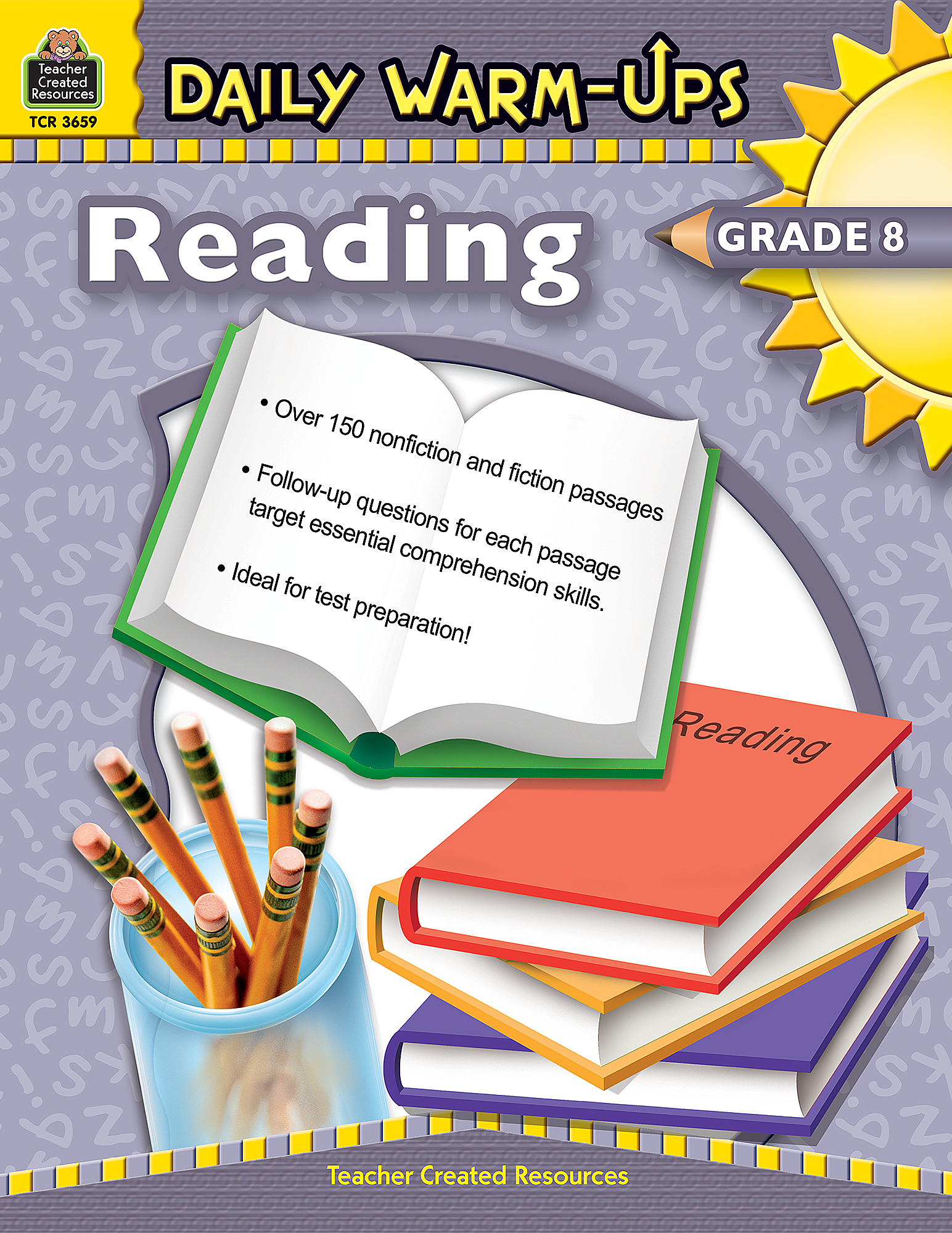 Daily Warm-Ups: Reading Grade 8 - TCR3659 | Teacher Created Resources