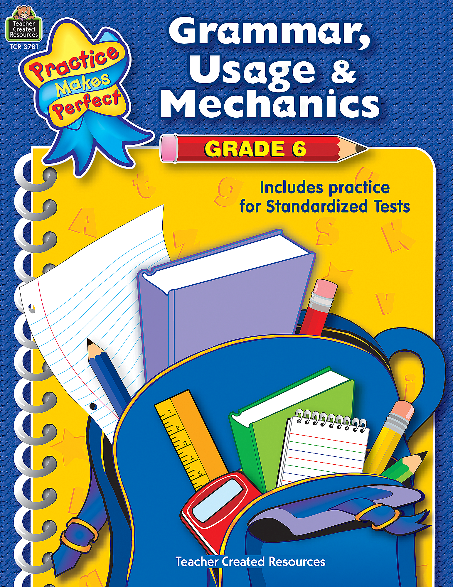 Grammar, Usage & Mechanics Grade 6 - TCR3781 | Teacher Created Resources