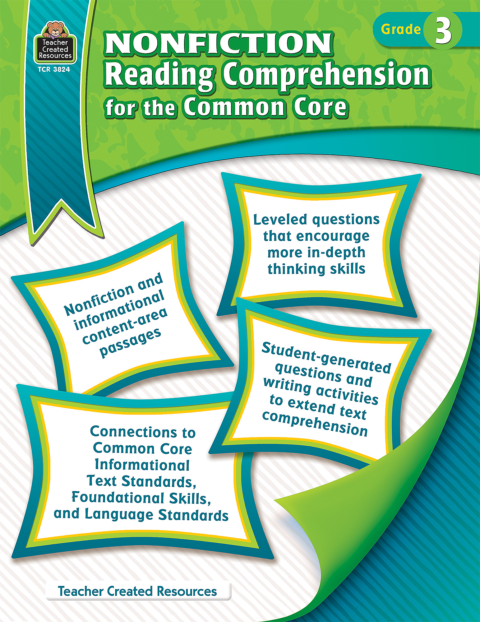 Nonfiction Reading Comprehension For The Common Core Grade 3 TCR3824 