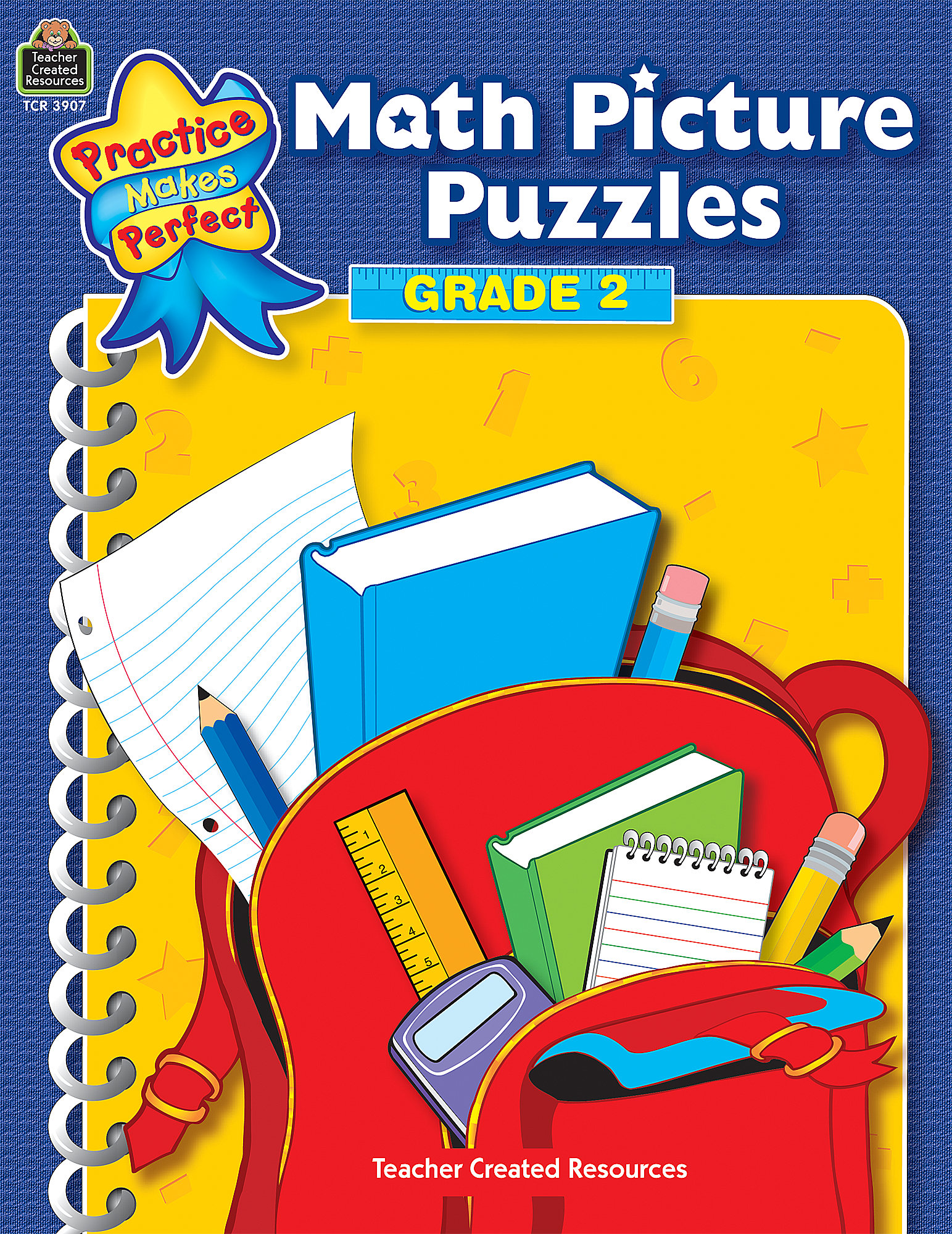 Math Picture Puzzles Grade 2 - TCR3907 | Teacher Created Resources