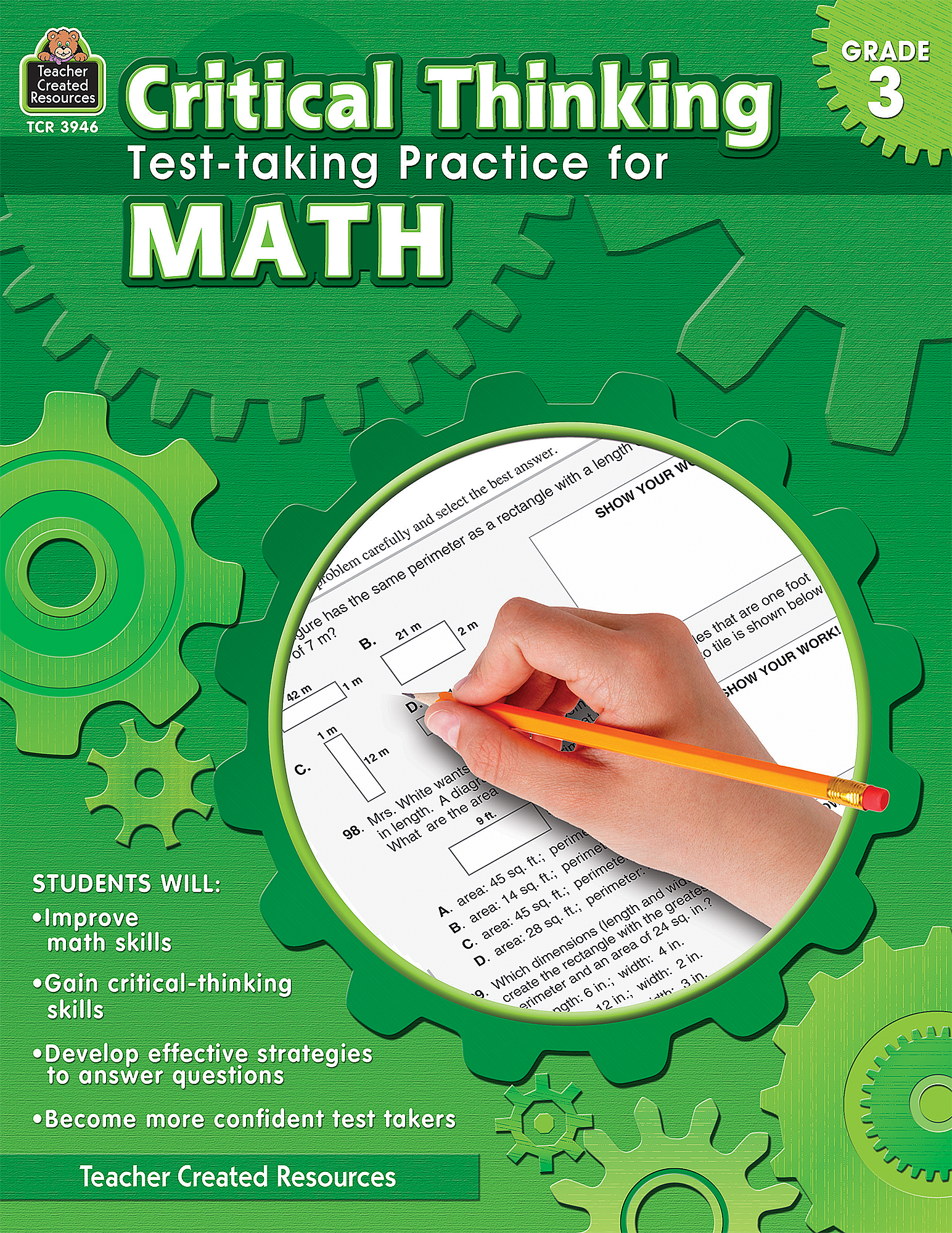 Critical Thinking Test taking Practice For Math Grade 3 TCR3946 Teacher Created Resources
