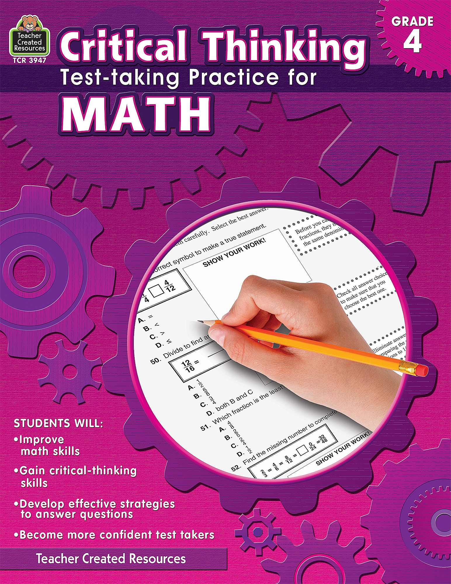 Critical Thinking Test Taking Practice For Math Grade 4