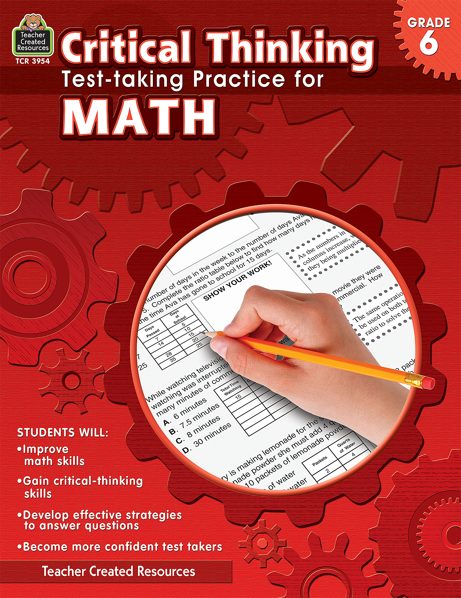 Critical Thinking Test Taking Practice For Math Grade 6