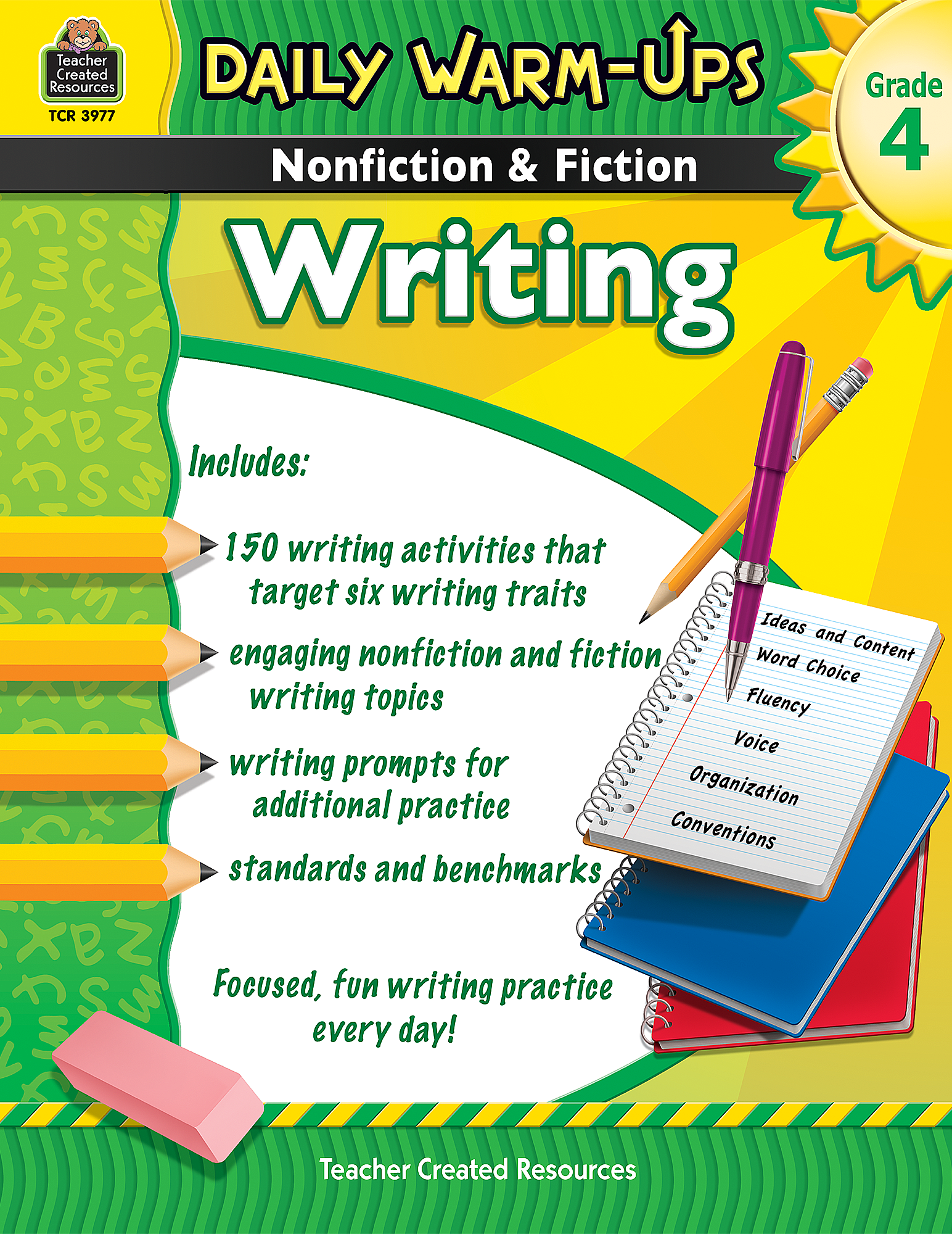 Daily Warm-Ups: Nonfiction & Fiction Writing Grade 4 - TCR3977