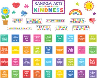 Colorful Random Acts of Kindness Bulletin Board - TCR8328 | Teacher ...