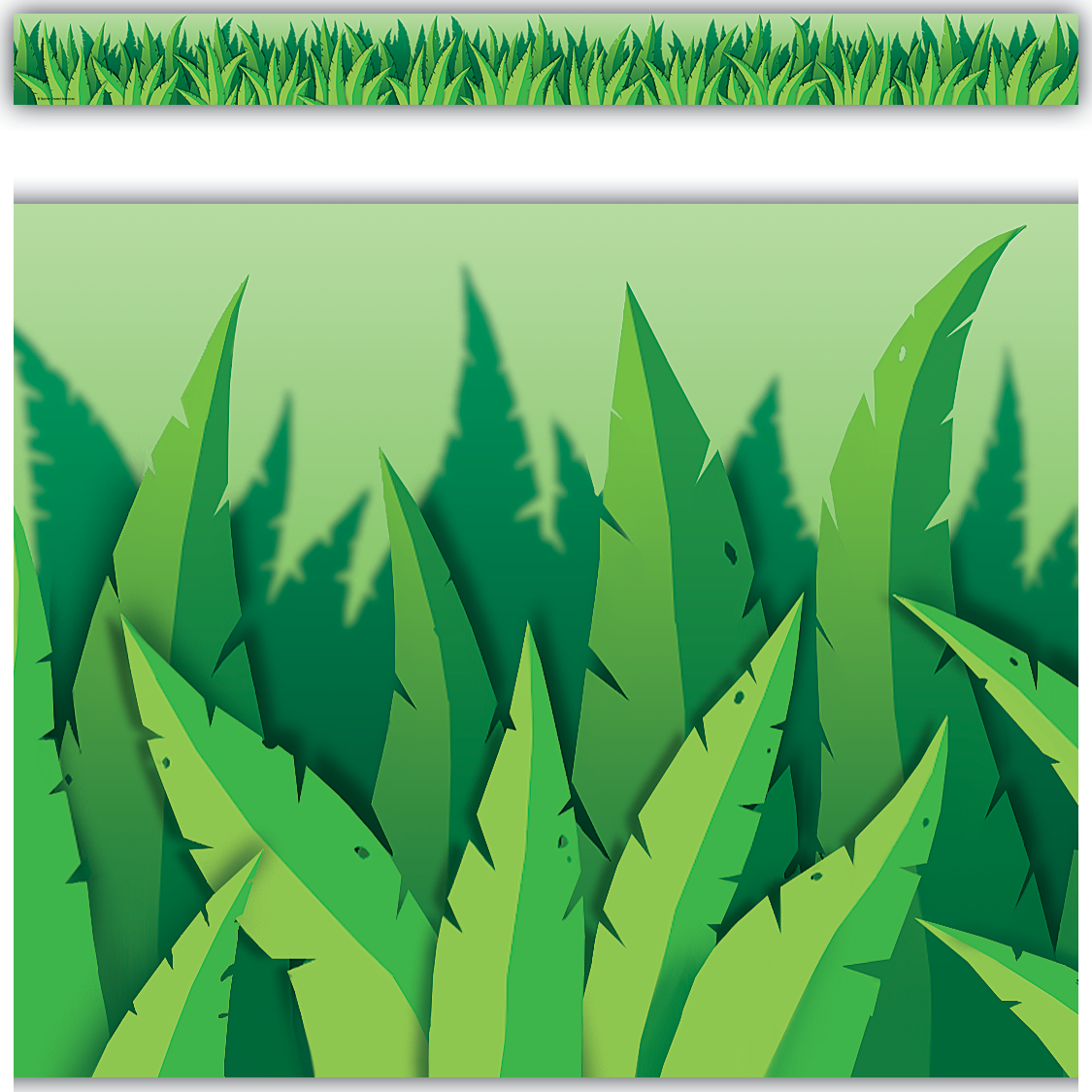 Island Leaves Straight Border Trim - TCR4082 | Teacher Created Resources