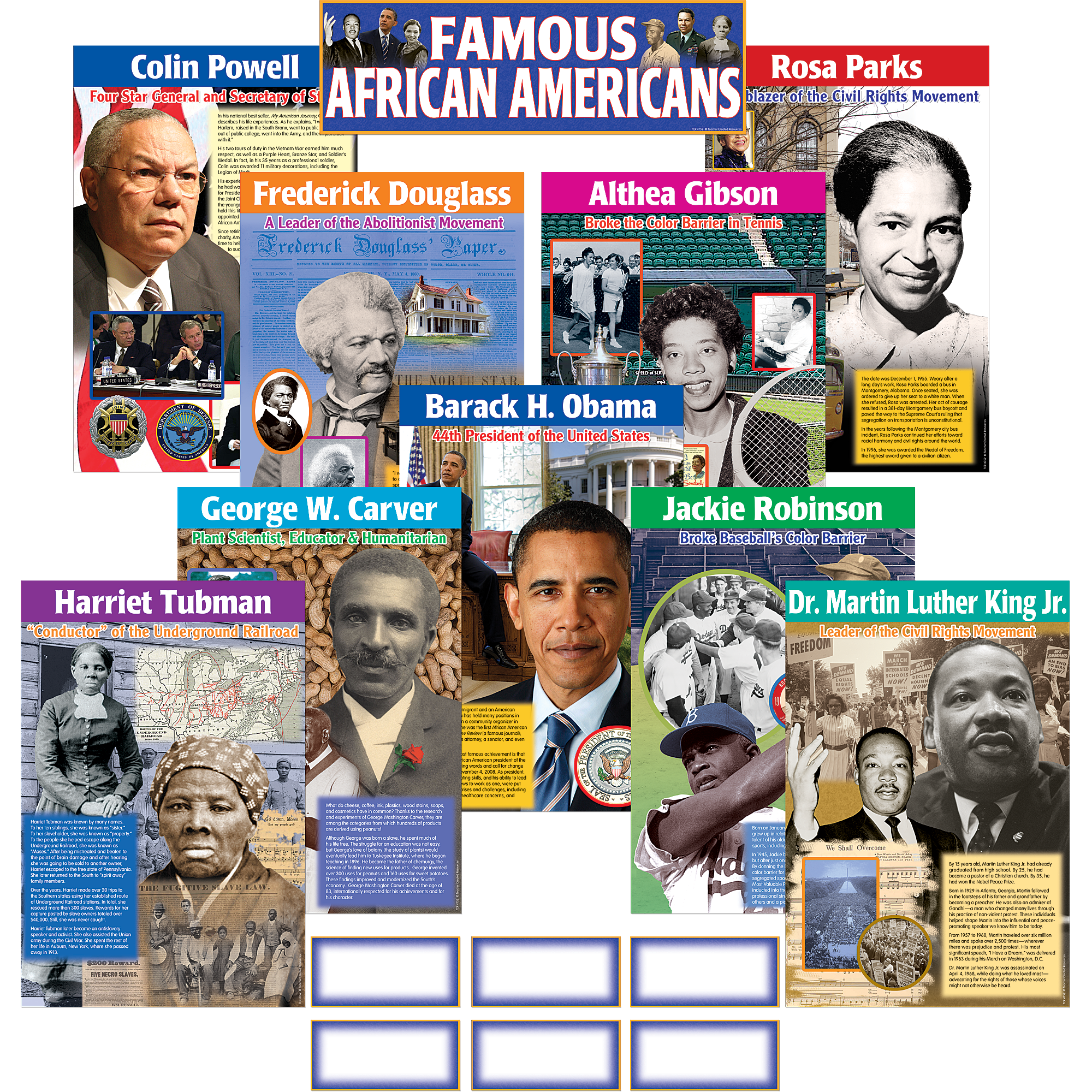 Famous African Americans Bulletin Board