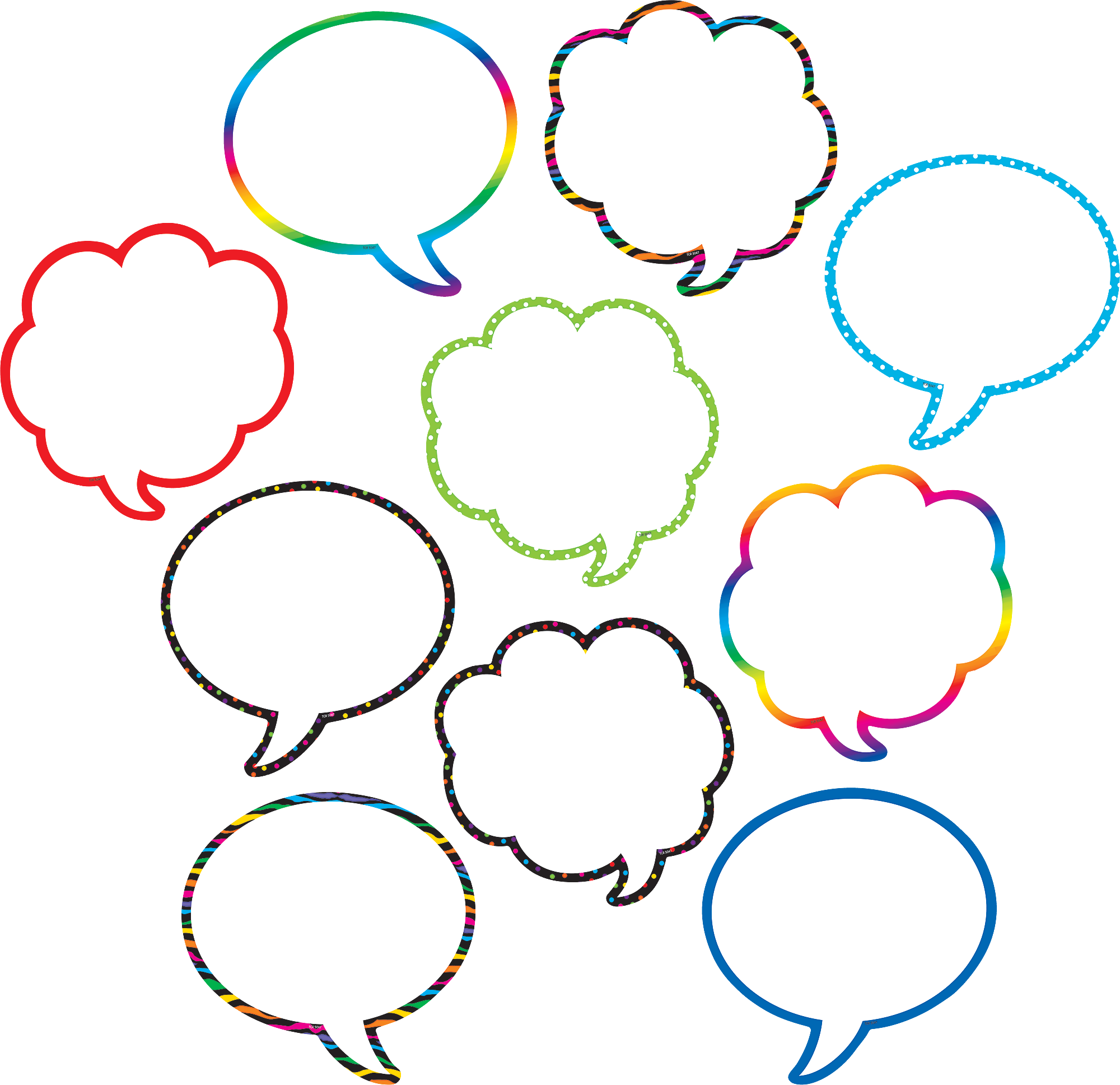 speech bubbles sheet