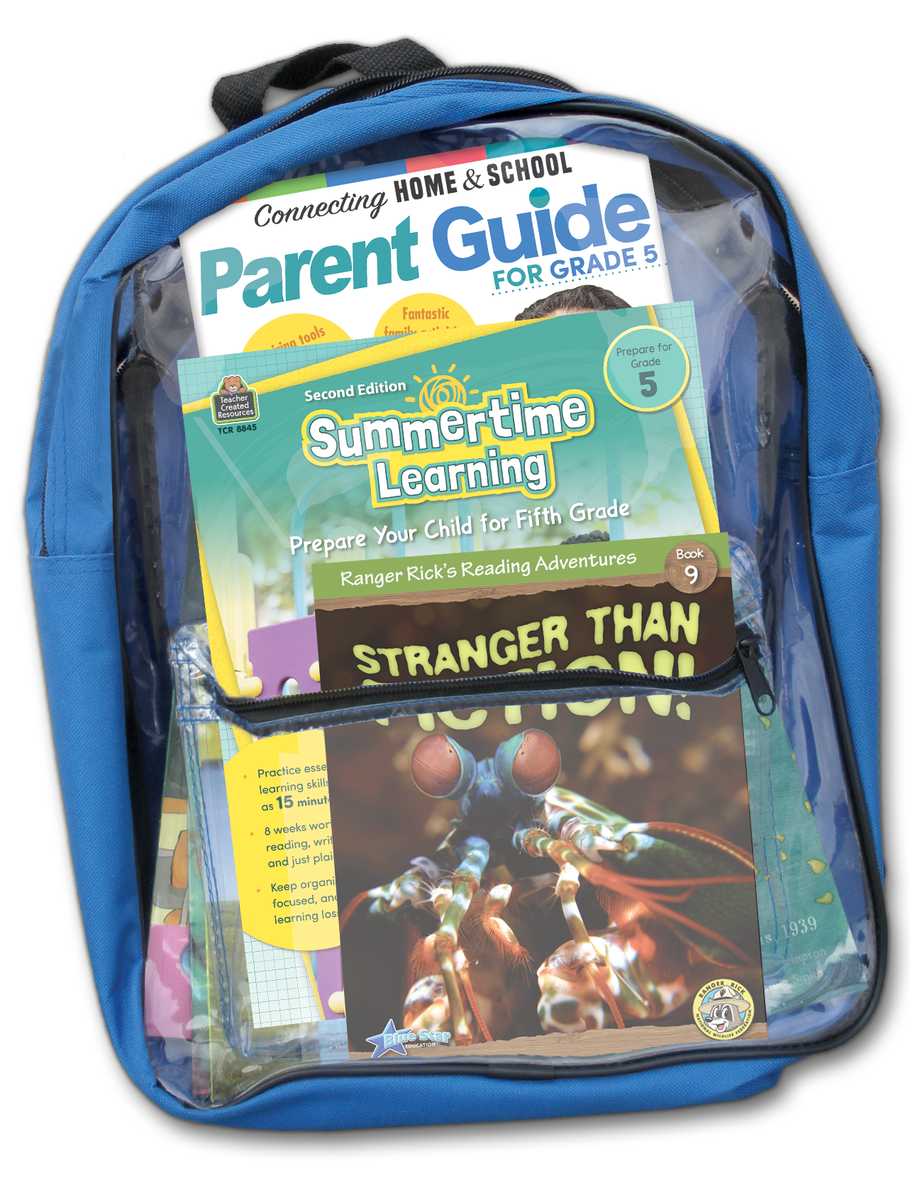 Summertime Learning: Preparing For Fifth Grade Backpack - TCR51412